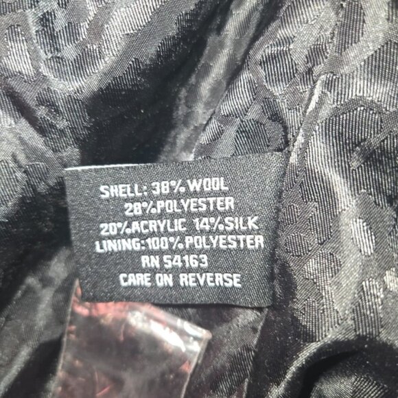 GUESS Women’s Wool Blend Peacoat – Size Large | Classic Winter Coat | MSRP $295 - Picture 5 of 5